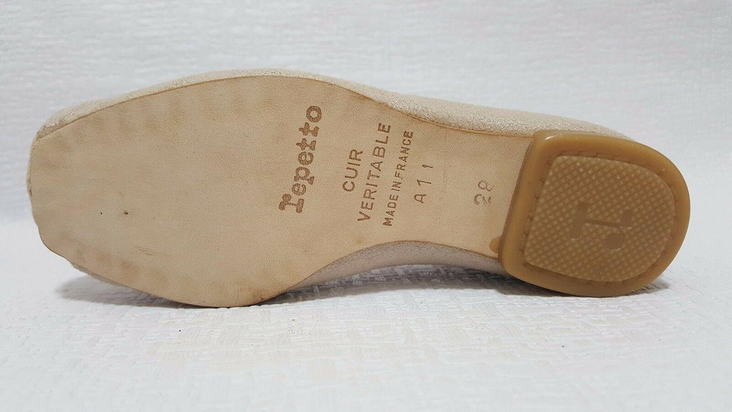 Repetto Kids Ballerinas Ballet Flats Leather Made In France Size EU 28 - SVNYFancy