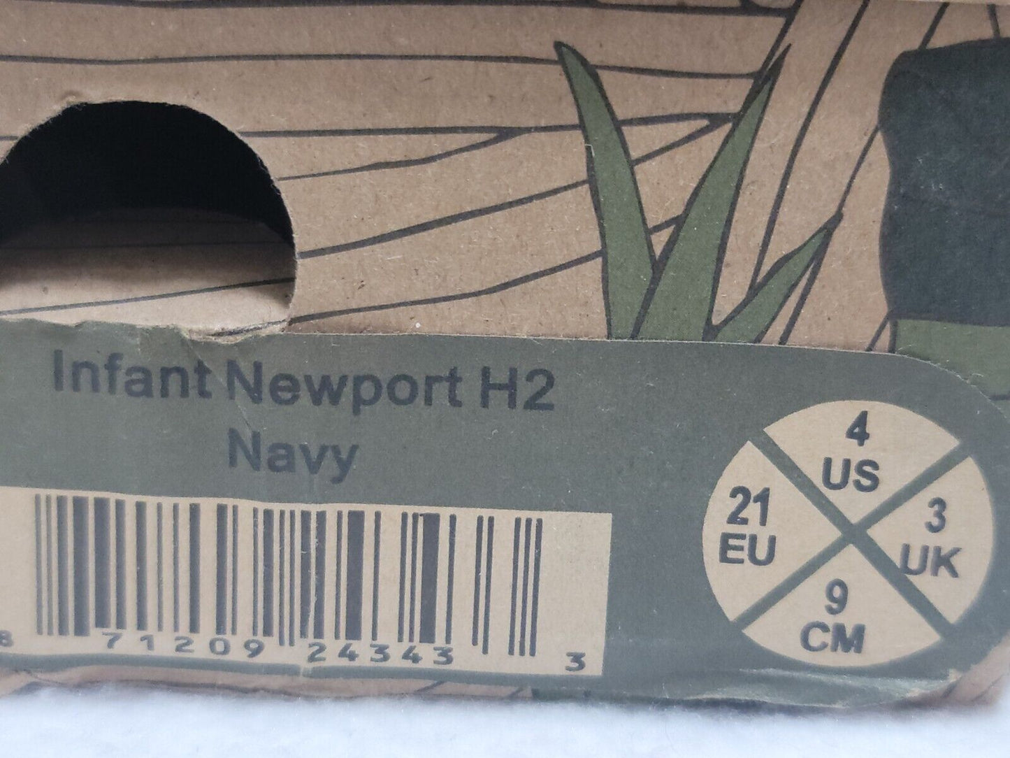 Keen Newport H2 Infants Baby Strappy Sandals Size US 4 EU 21 Navy