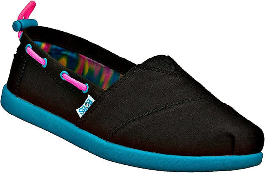 SKECHERS Bobs World Toggle Up Sneakers Shoes Black Pink Blue, Little Kid US 11