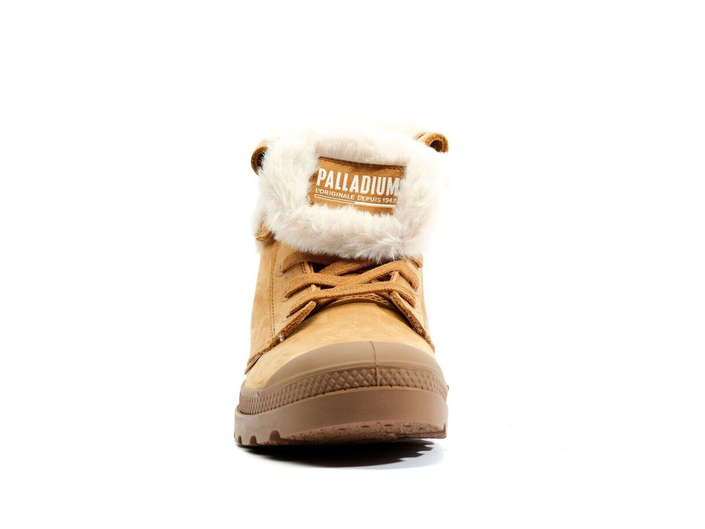 Palladium Baggy Nubuck Cuero Color APPLE CINAMON Botas de Combate Mujer Talla US 6