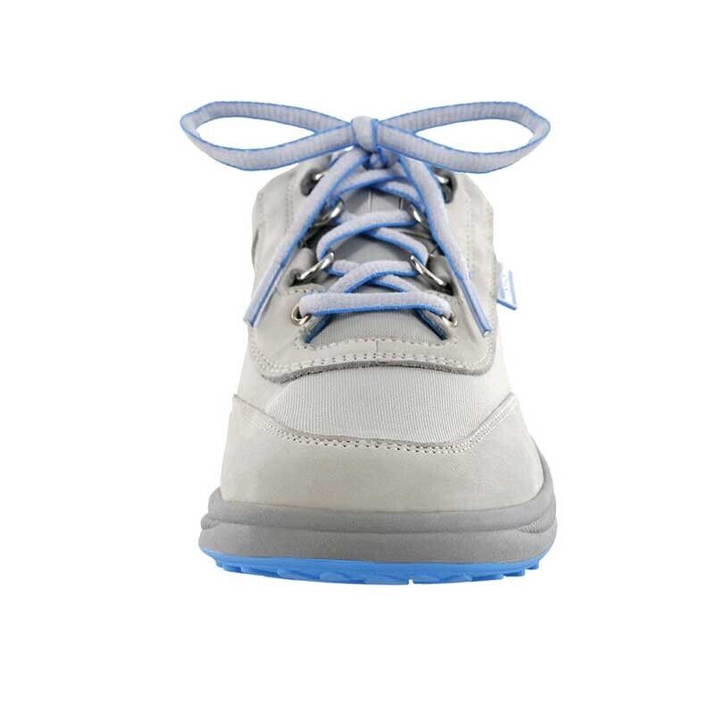 SAS Chaussures de marche sportives argentées pour femmes, confortables, taille 10,5 WW, double largeur