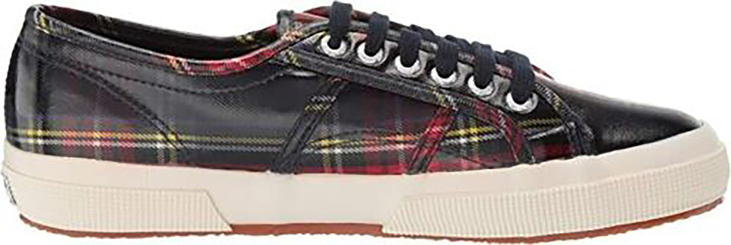 Superga 2750  Red Tartan Plaid Sneakers Shoes Size US 6  EUR 36