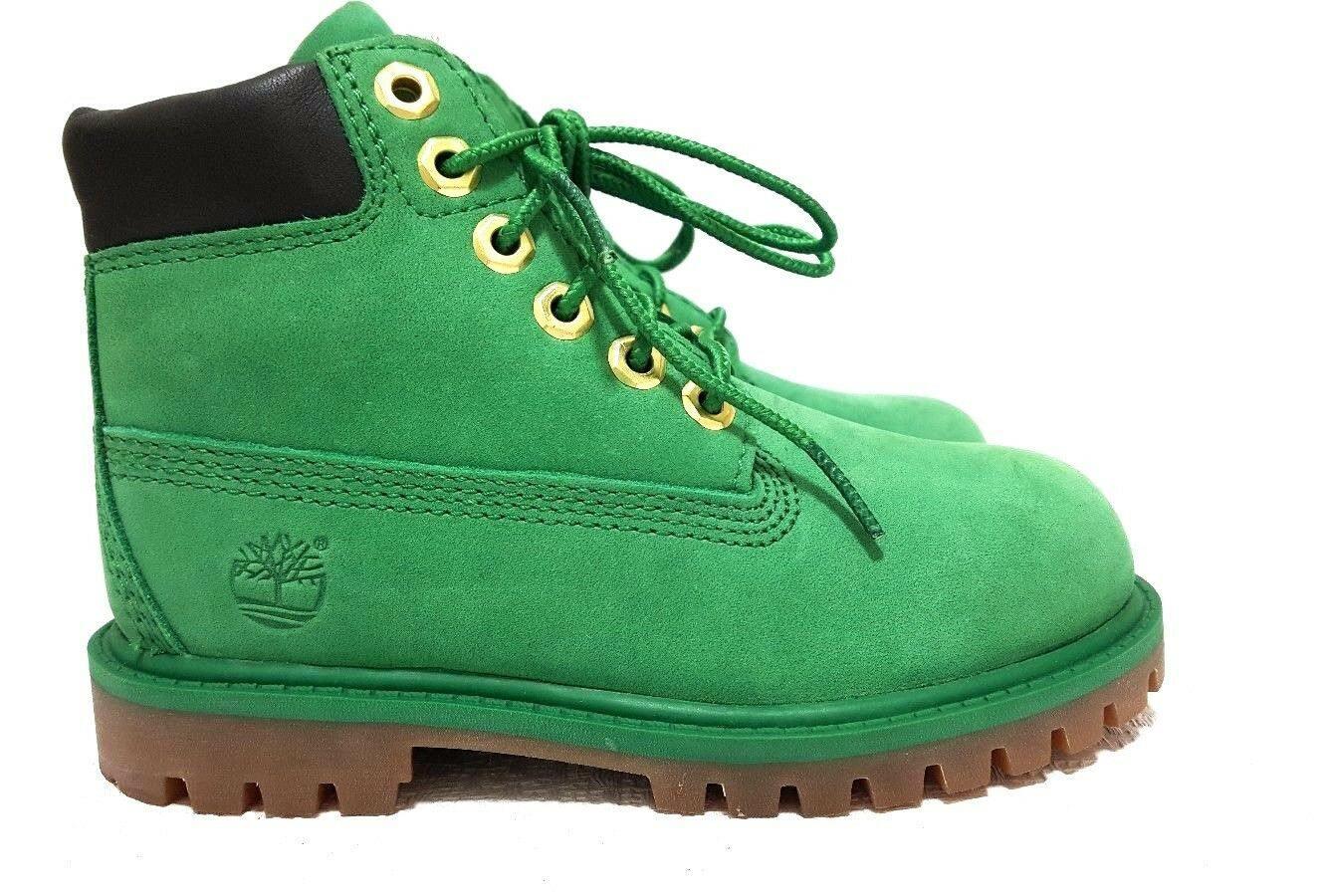 Timberland 6" Premium Waterproof Boots Toddler Celtic Green Waterbuck   US 10 - SVNYFancy