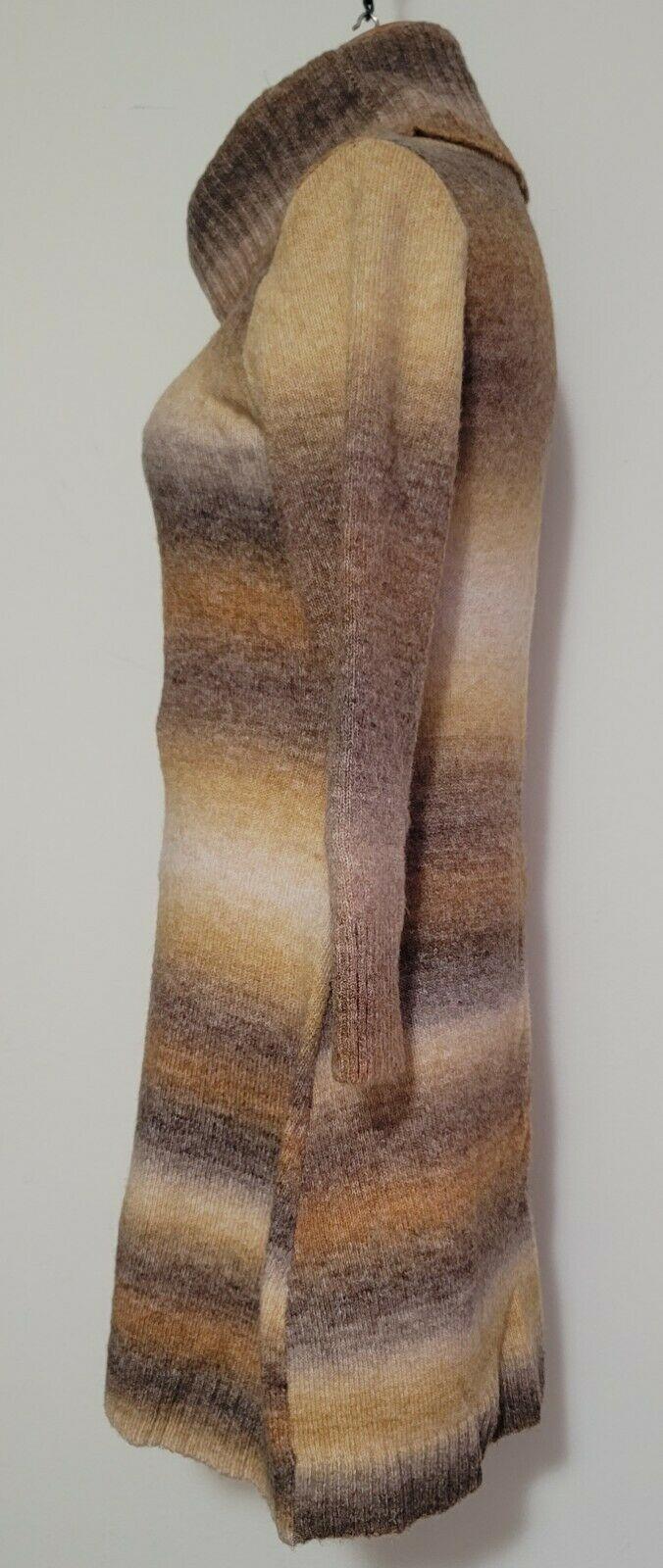 RONNI NICOLE  Brown Ombre Knit Sweater Dress Size S - SVNYFancy