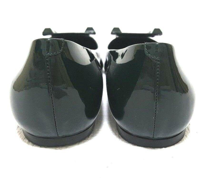 Ballin Women's Studded Buckle Flat Patent Leather Shoes Made in Italy Size 36.5 - SVNYFancy