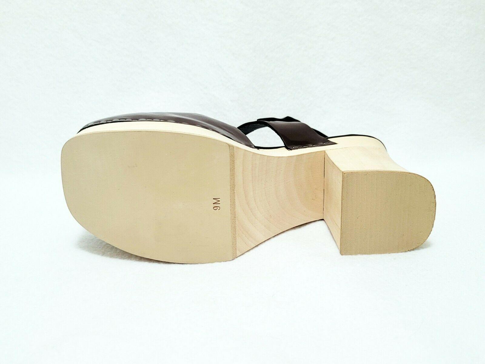 Jeffrey Campbell Nymph Heeled Platform  Wooden Clog Sandals US 9 - SVNYFancy