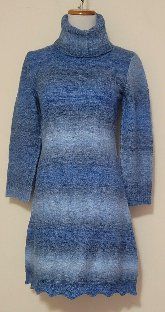 RONNI NICOLE  Blue Ombre Knit Sweater Dress Size S - SVNYFancy