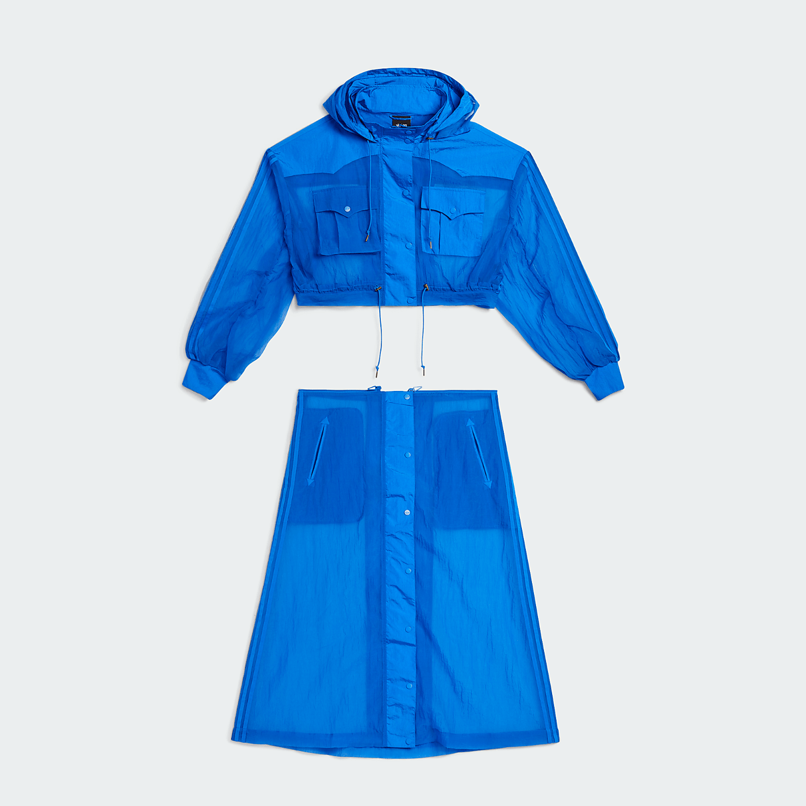 ADIDAS X IVY PARK COVERUP JACKET Glory Glow Blue Rodeo Collection Size M - SVNYFancy