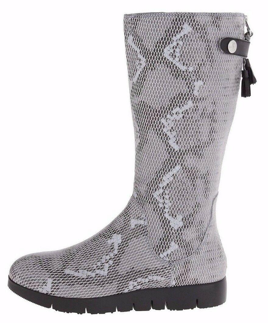 TSUBO Women Eilis Snakeskin Water Resistant Leather Boots  Size US 8 - SVNYFancy