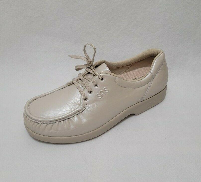 SAS Women's Take Time Pearl Bone Lace Up Loafer Comfort Shoes  US 12 Wide - SVNYFancy