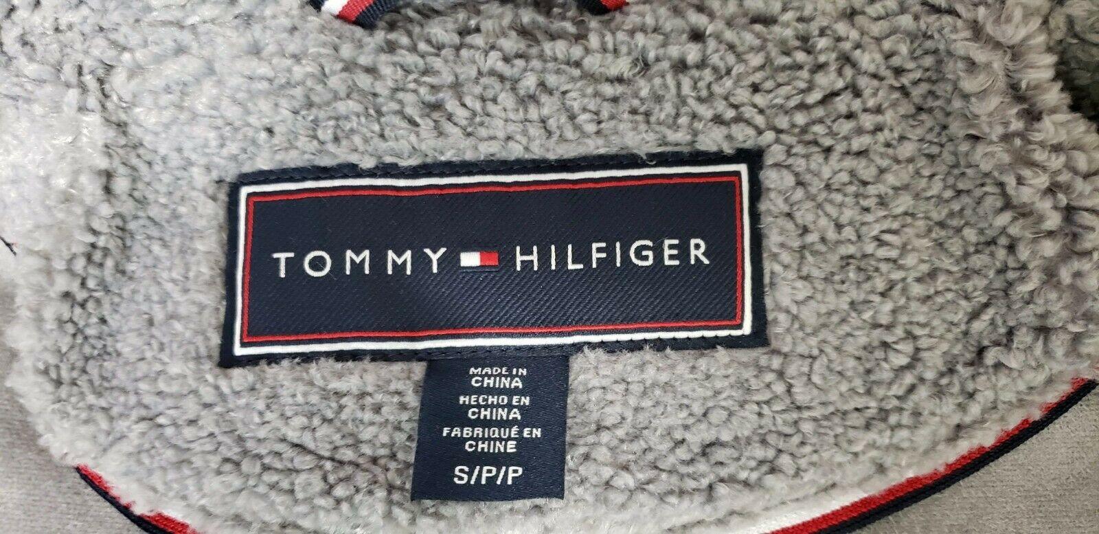 Tommy Hilfiger Women's Toggle Button Faux Sherpa Fuzzy Duffle Trench Coat Jacket - SVNYFancy