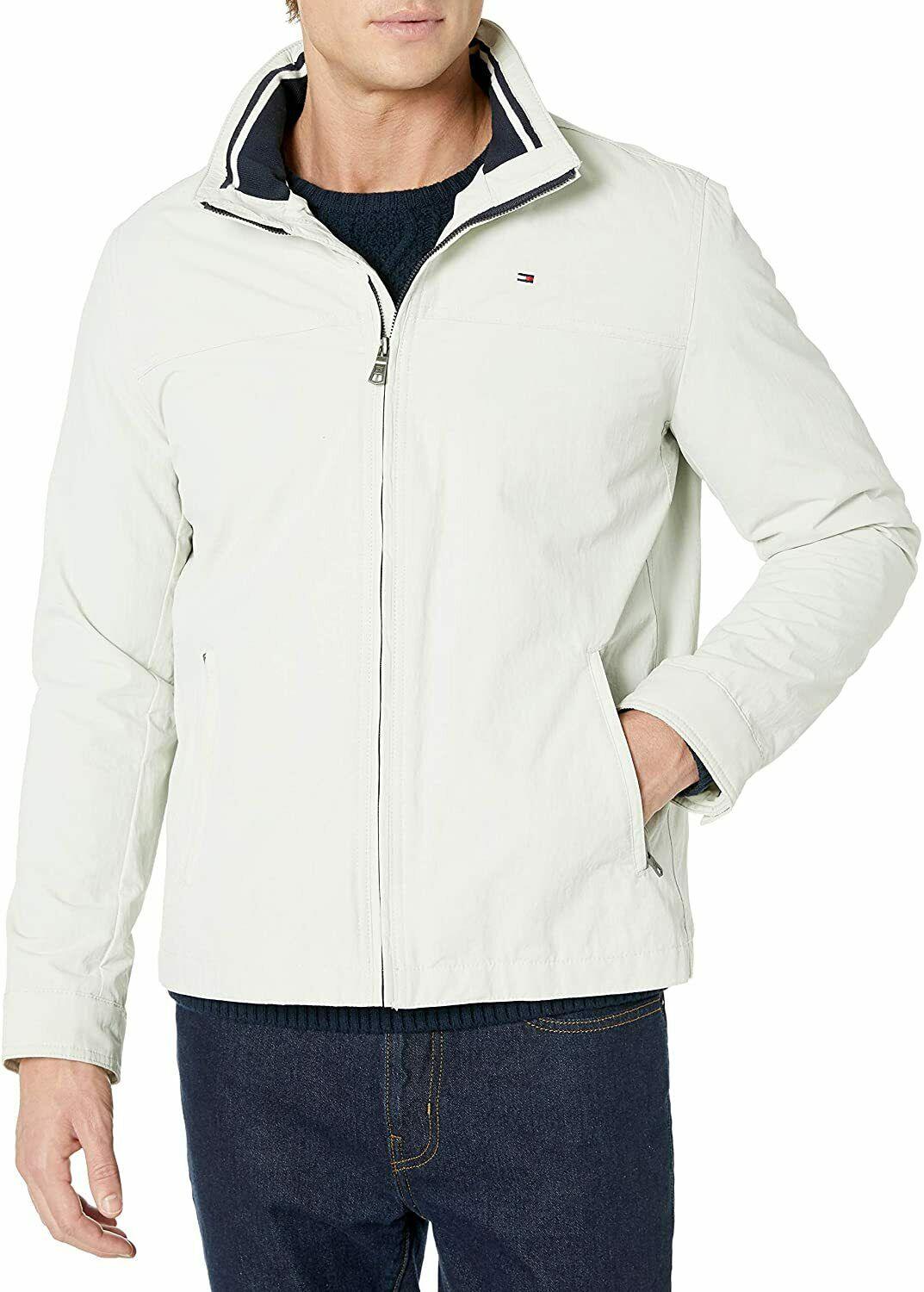 Tommy Hilfiger Men's Performance Taslan Windbreaker Jacket With Hidden Hood - XL - SVNYFancy