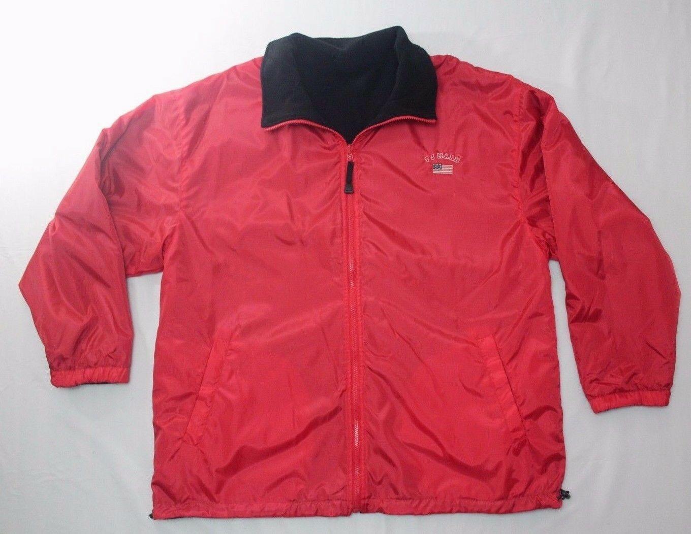 Mens PJ Mark  Reversible Jacket Red And Black Size L - SVNYFancy