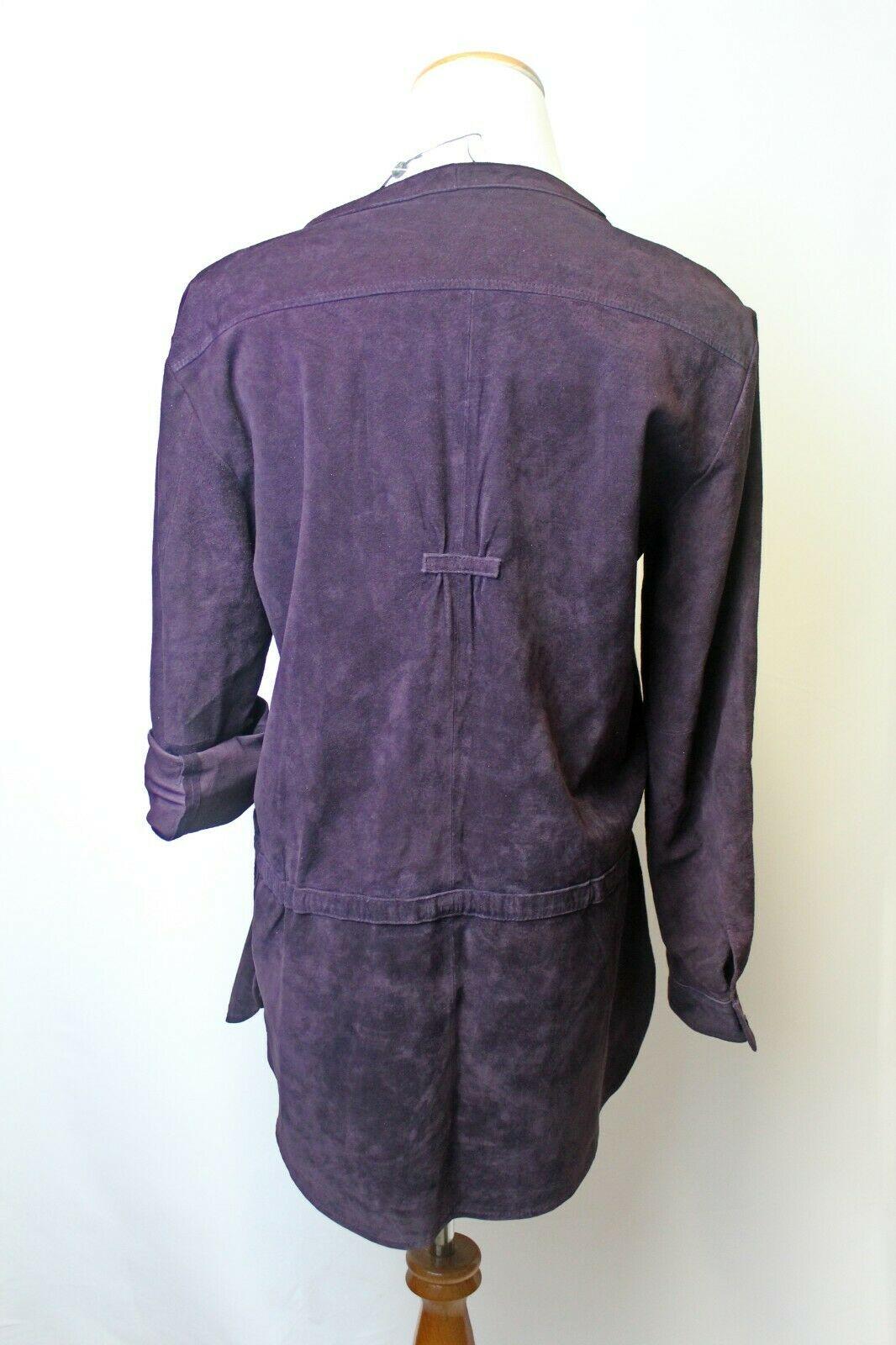 Finley Suede Drawstring Ryan Suede Jacket Blazer Shirt Fig Size M - SVNYFancy