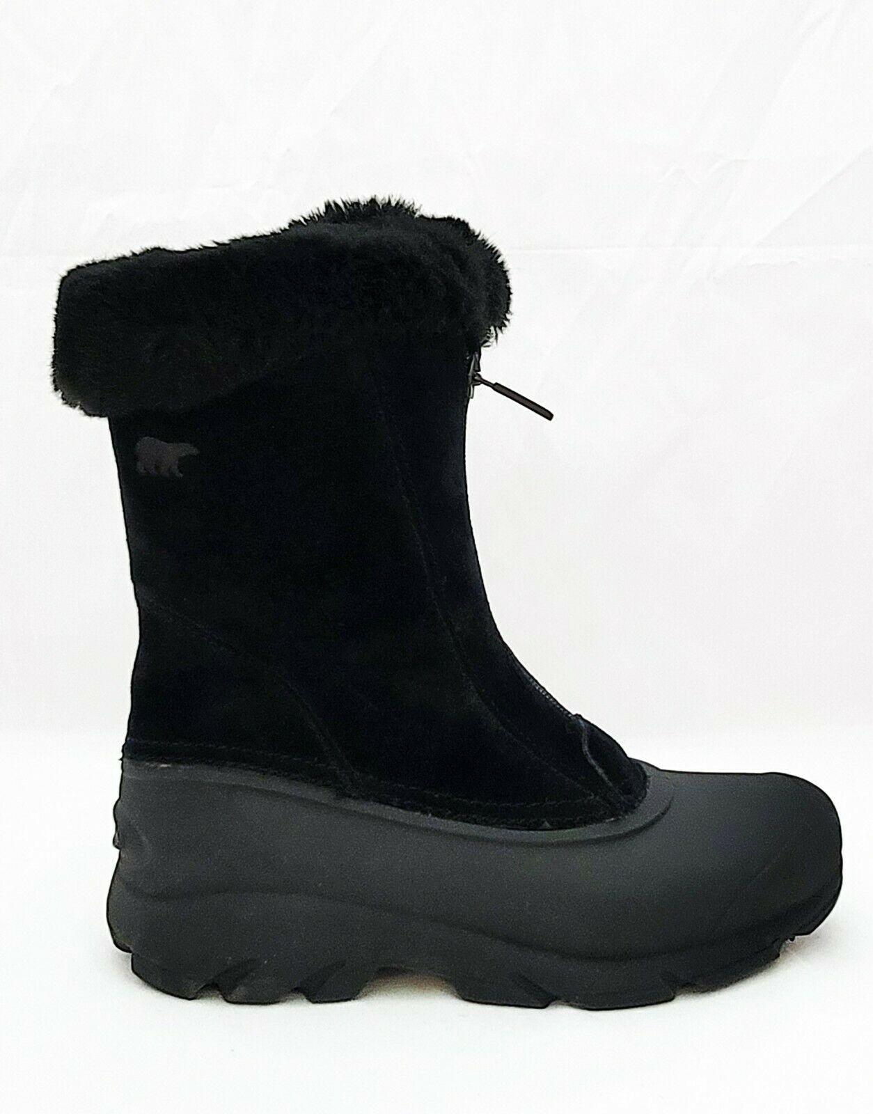Sorel Snow Bird Zip Thinsulate Faux Fur Lined Winter Boots Women’s Sz US 6 - SVNYFancy