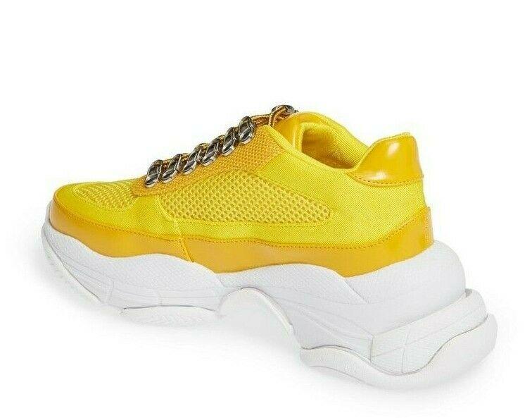 Jeffrey Campbell Hotspot Yellow Oversized Dad Sneakers Platform Ugly Sneakers Size US 8 - SVNYFancy