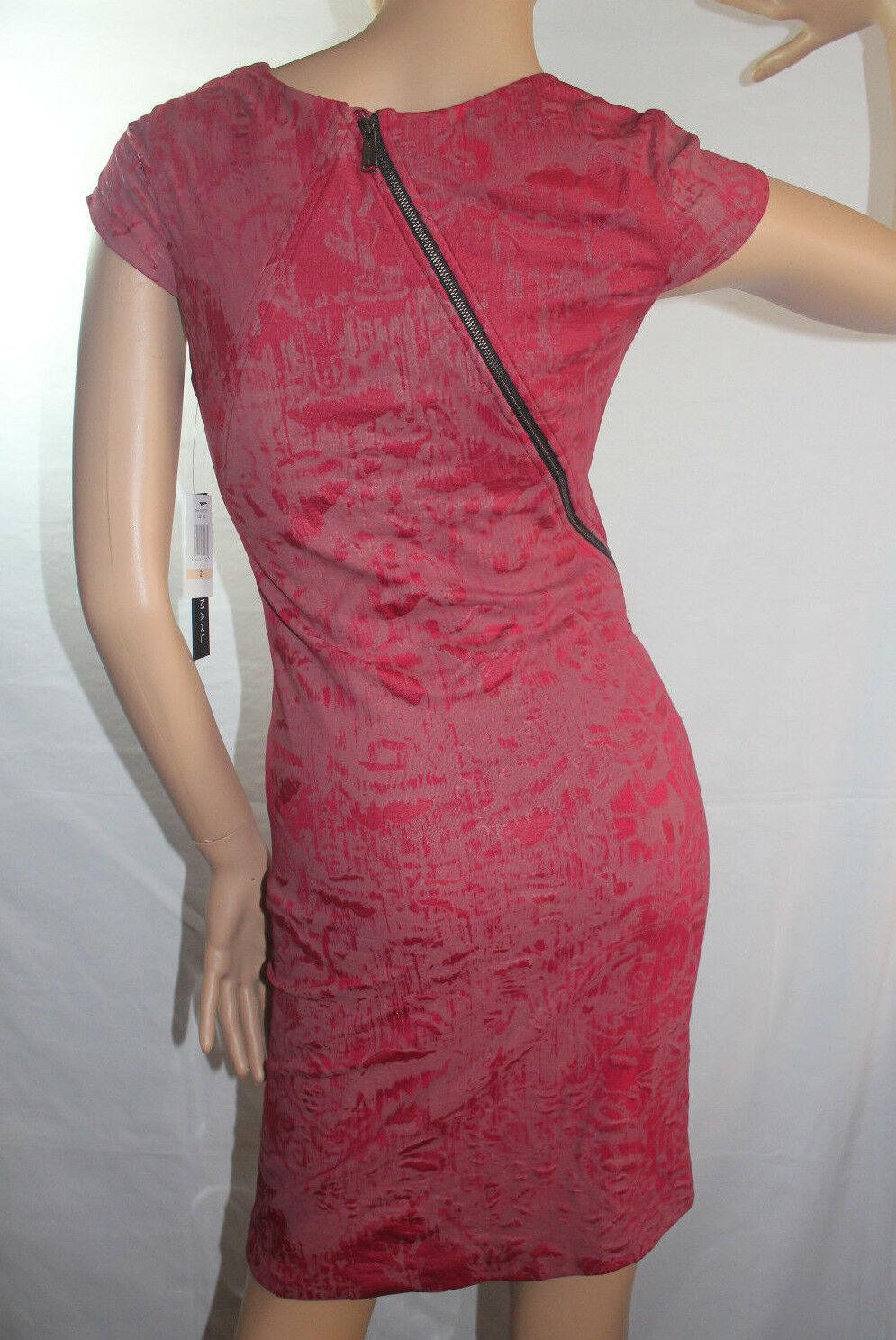 MARC Andrew Red Full Zipper Around Dress Size 2 - SVNYFancy