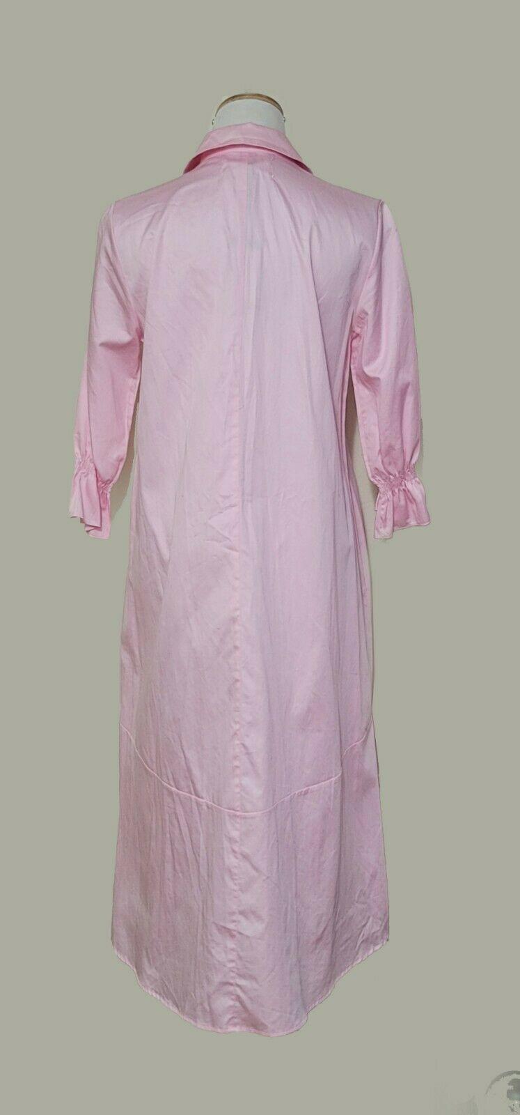 Elias Rumelis Long Designer Shirt Dress Galina In Shell Rose Size S - SVNYFancy
