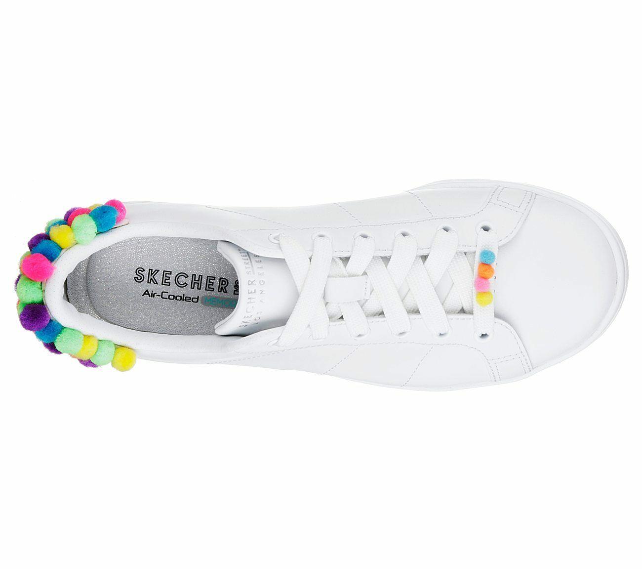 SKECHERS Street Womens Omne - GUM BALLS White Smooth leather Sneakers Size US 9 - SVNYFancy