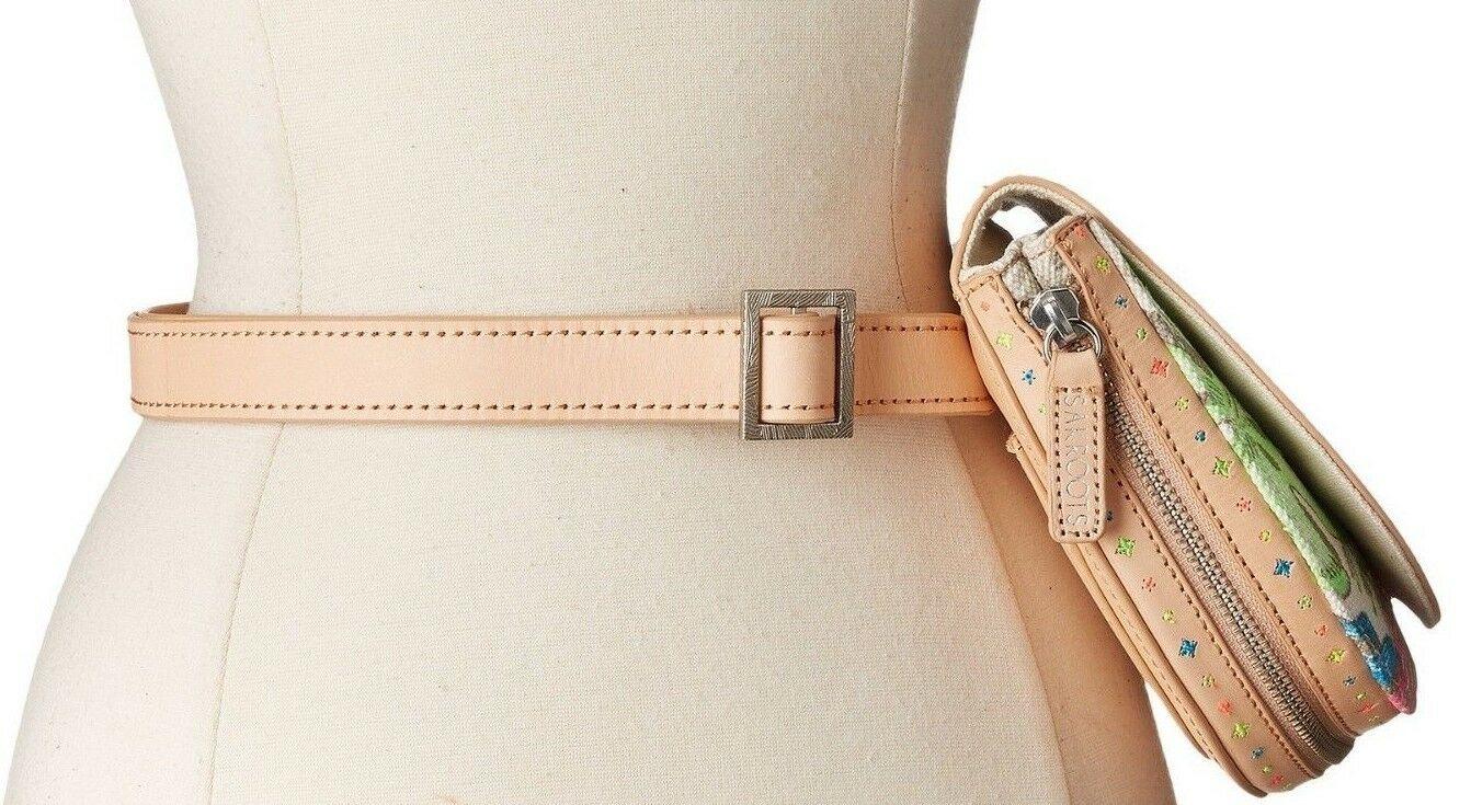 Leather Waist Bag Beige Color, Womens Elegant Belt Hip Bumbag, Fanny Pack - SVNYFancy