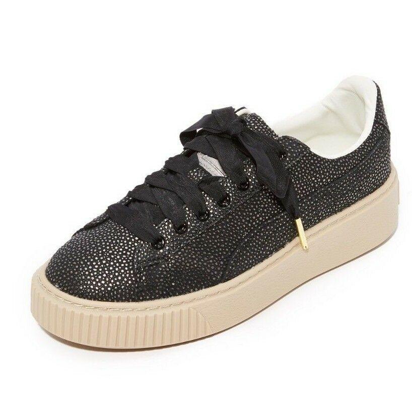 PUMA Women's Platform Lux Wn Sneaker Color Puma Black Size US 8 - SVNYFancy