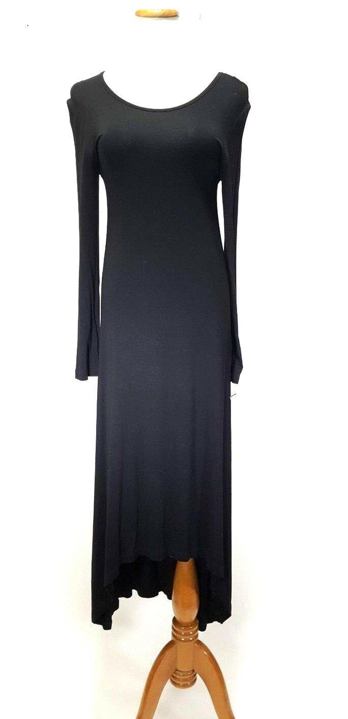 Charlie Paige Black  Maxi Dress Robe Noir Size S/M - SVNYFancy