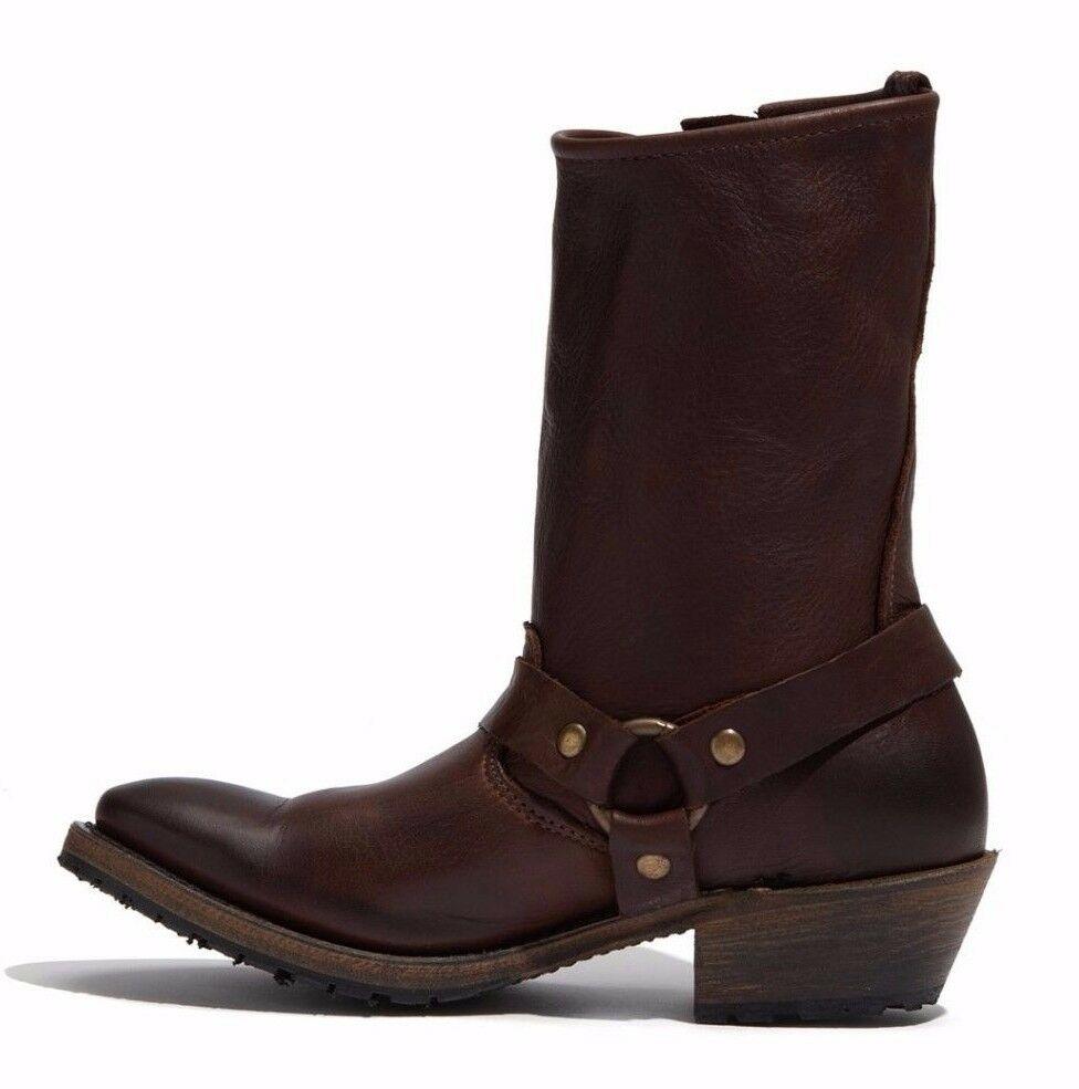 Vintage Shoe Company Women's Eliza Choc Sz 9.5 M Leather Riding Boots Western - SVNYFancy