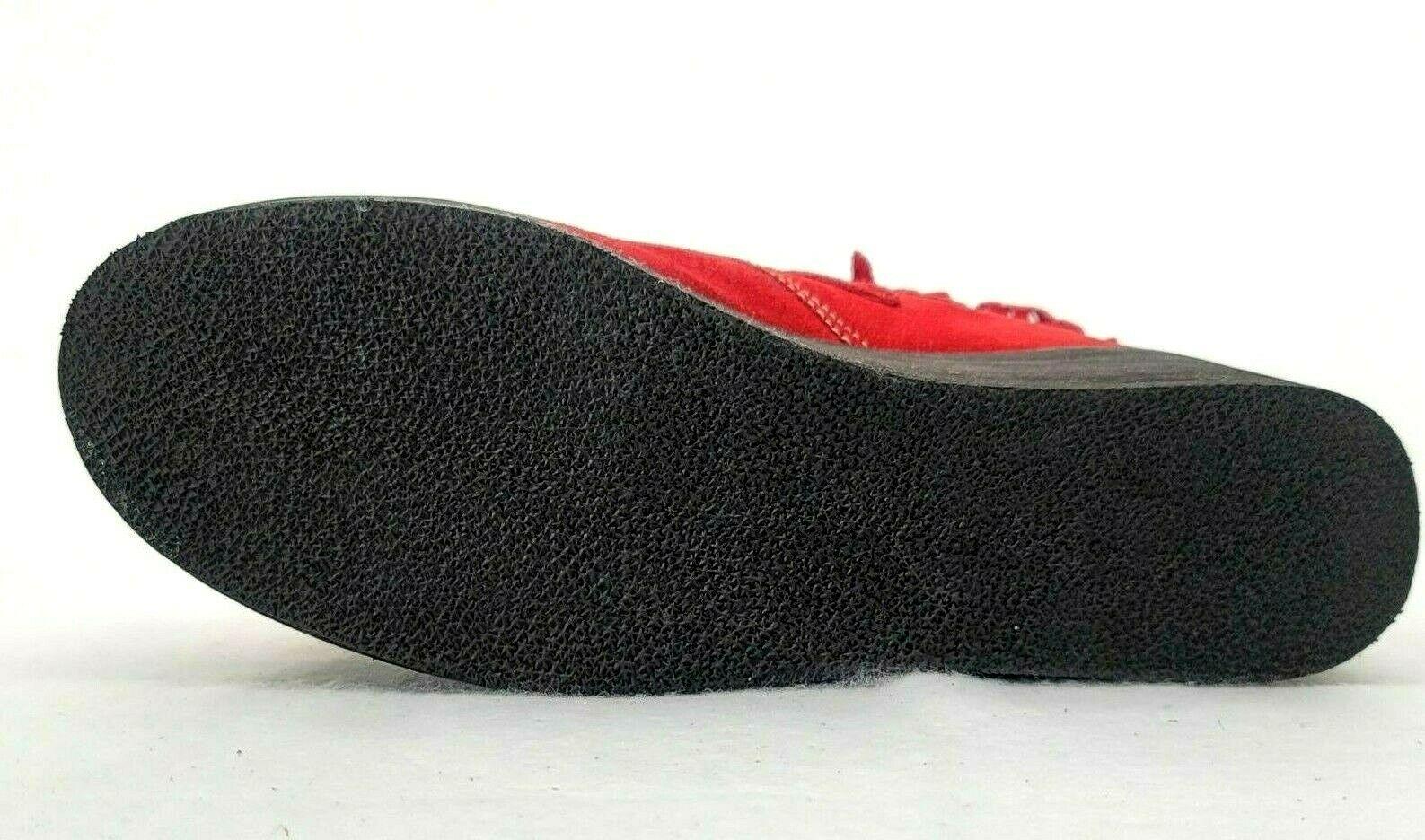 Y.R.U. ERF Women Hot Fringe Flatform Platform Creeper red  Shoes Size 7.5 - SVNYFancy