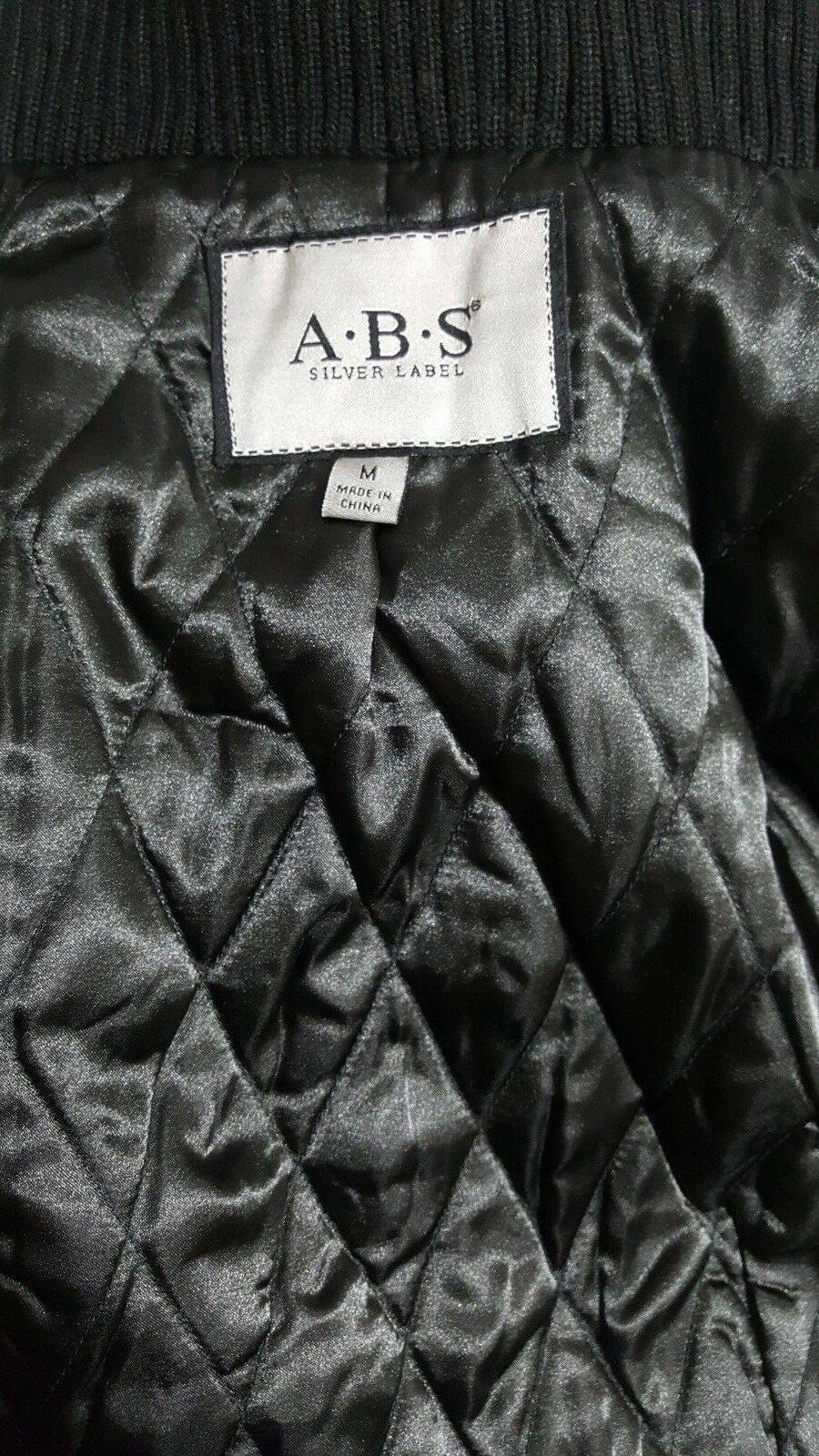 A.B.S. Silver Label Womens Plaid Wool Blend Asymmetric Zipper Coat Jacket Size M - SVNYFancy