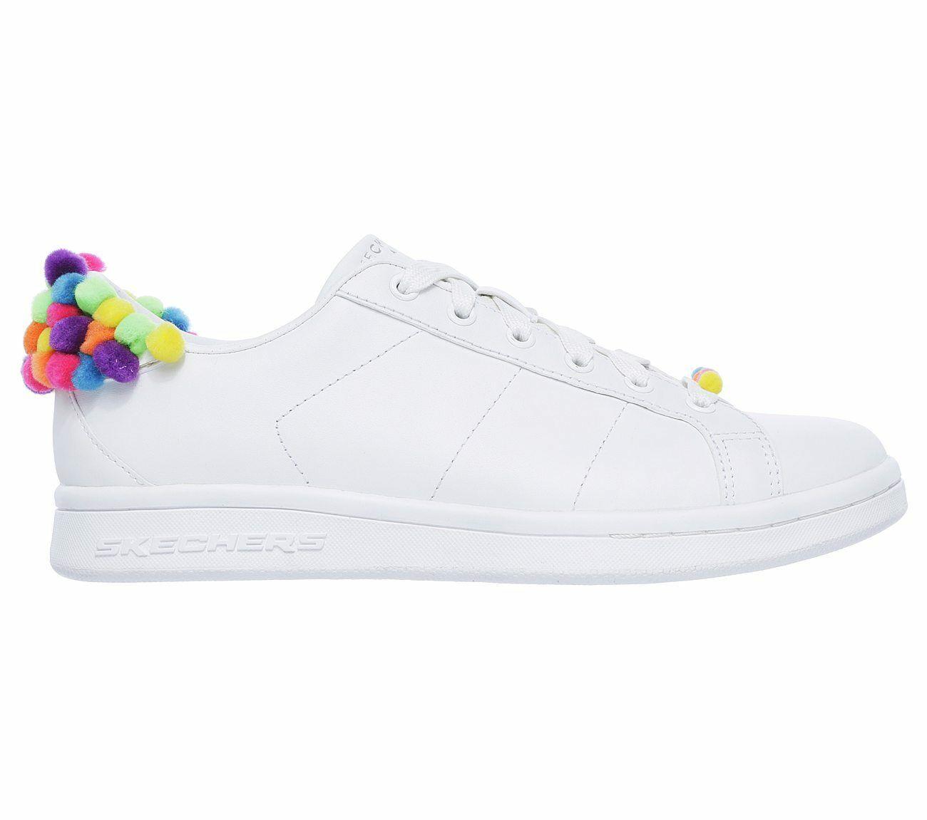 SKECHERS Street Womens Omne - GUM BALLS White Smooth leather Sneakers Size US 9 - SVNYFancy