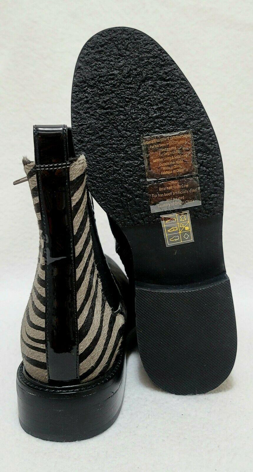 JEFFREY CAMPBELL EDMOND Leather Chelsea Boots Grey Exotic  Size US 7 - SVNYFancy