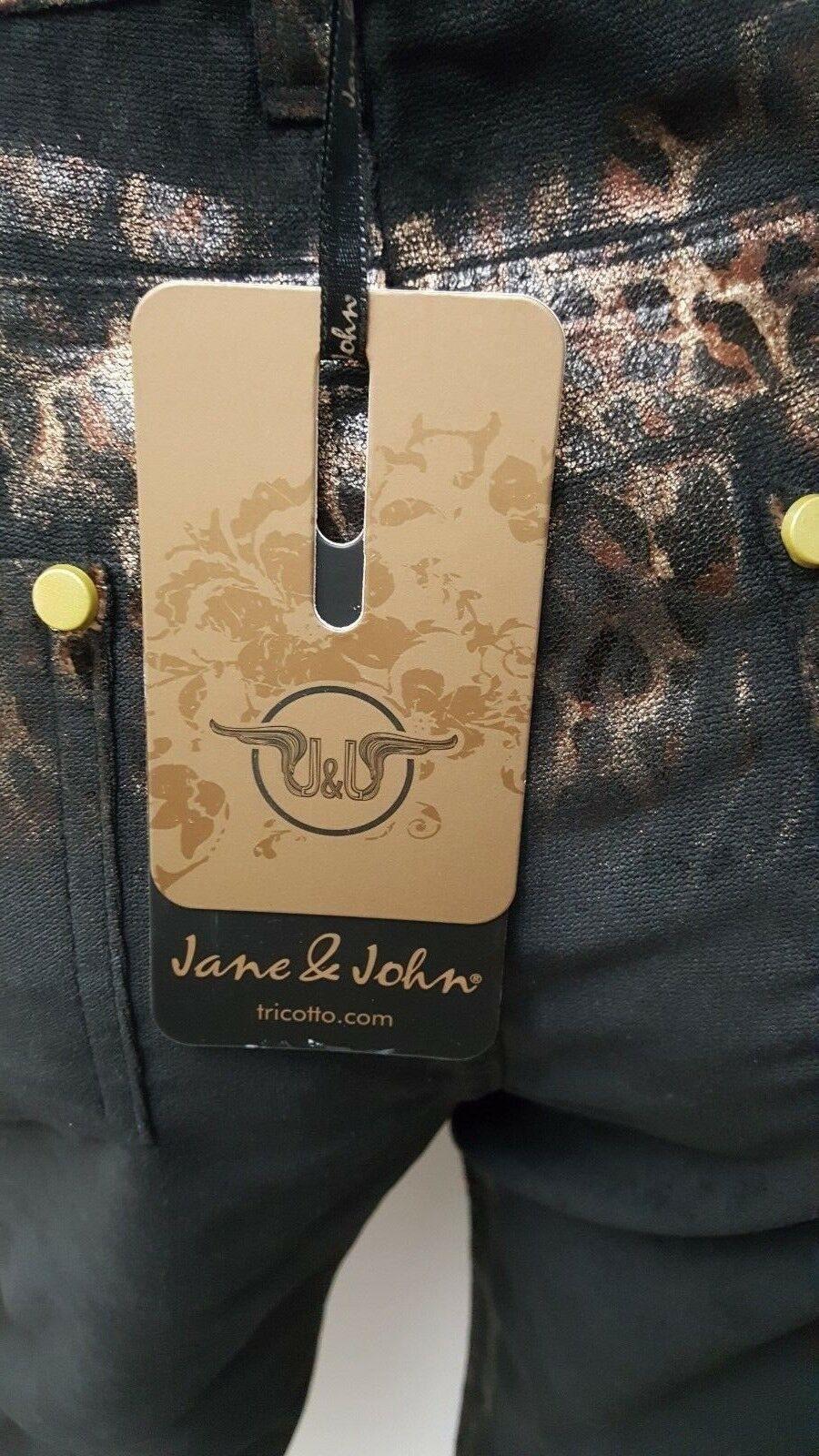 Women’s Jane & John Leopard Print Pants Jeans Straight Leg Size 6 - SVNYFancy