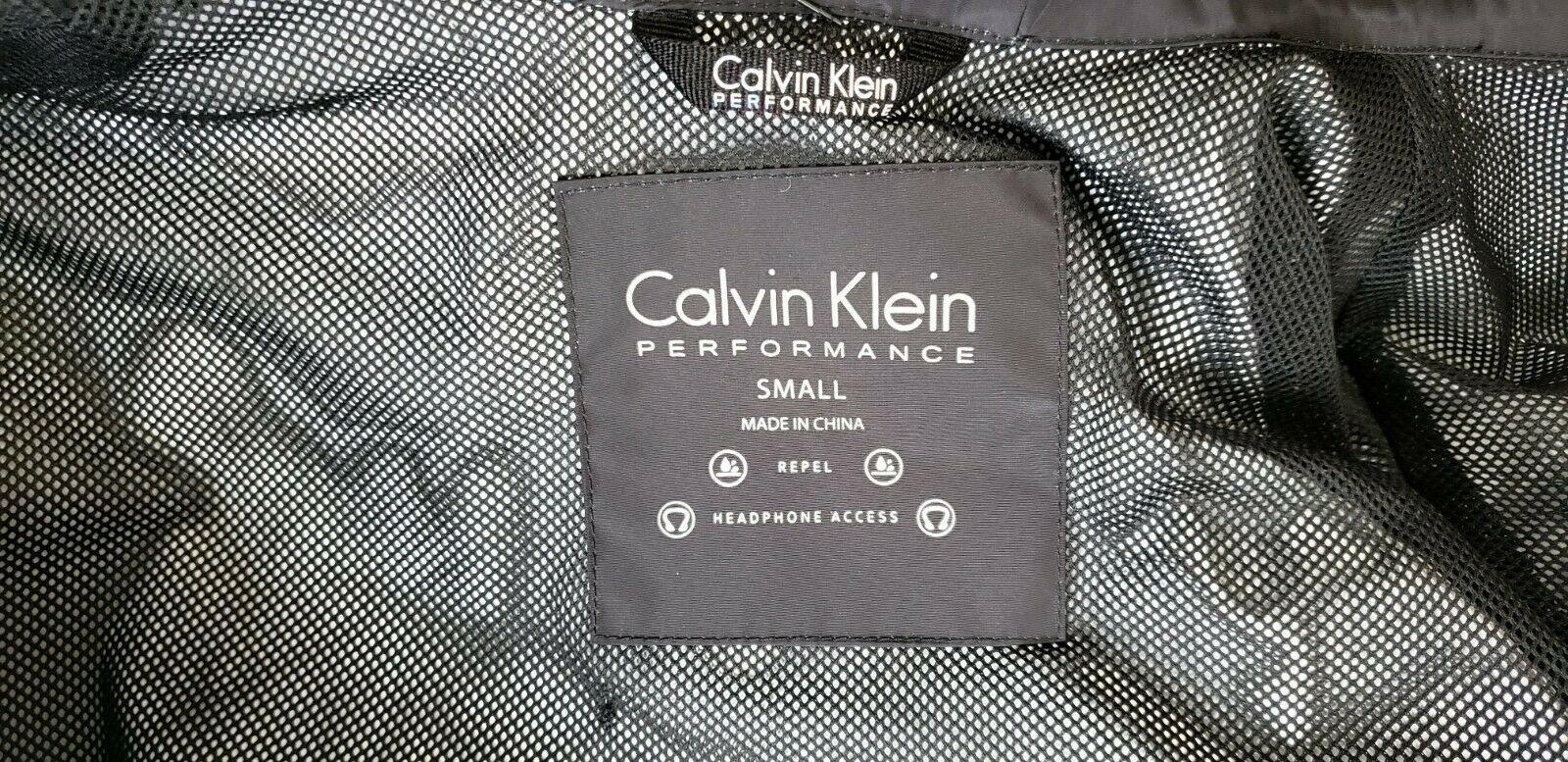 Calvin Klein Performance Oversize Sport Rain Hooded Jacket Size S - SVNYFancy