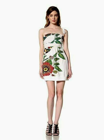 Desigual Women's Steffan Floral Print Dress Size M - SVNYFancy