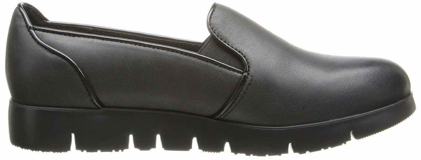 TSUBO Ebonee Slip-on Loafer Black Leather Comfort Shoes Size US 9.5 - SVNYFancy