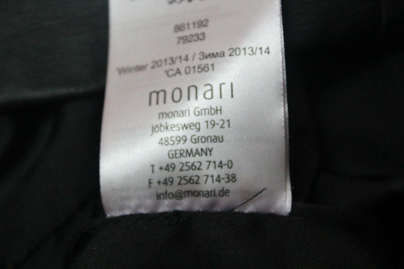 Monari Italia Women's Black Vegan Leather Dress With Lining Size  8 - SVNYFancy