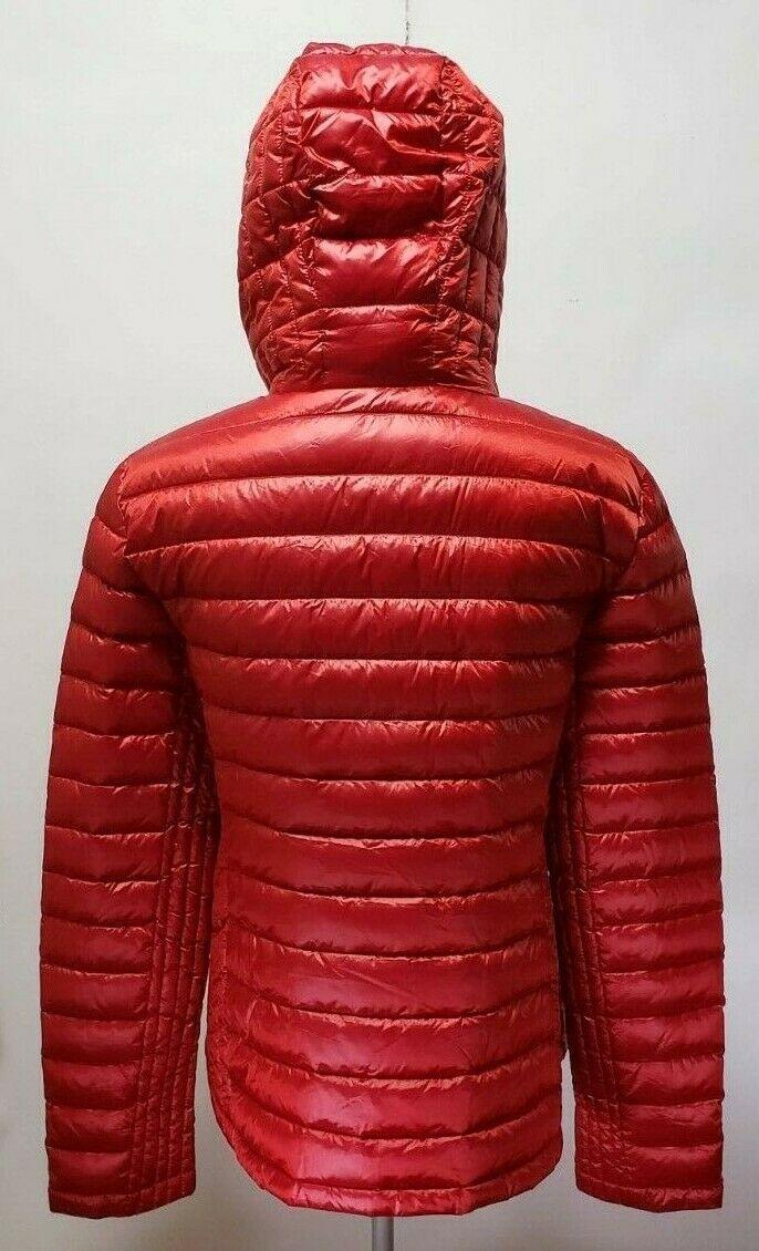 Womens Tommy Hilfiger Natural Light Down Hooded Red Jacket Size XL - SVNYFancy