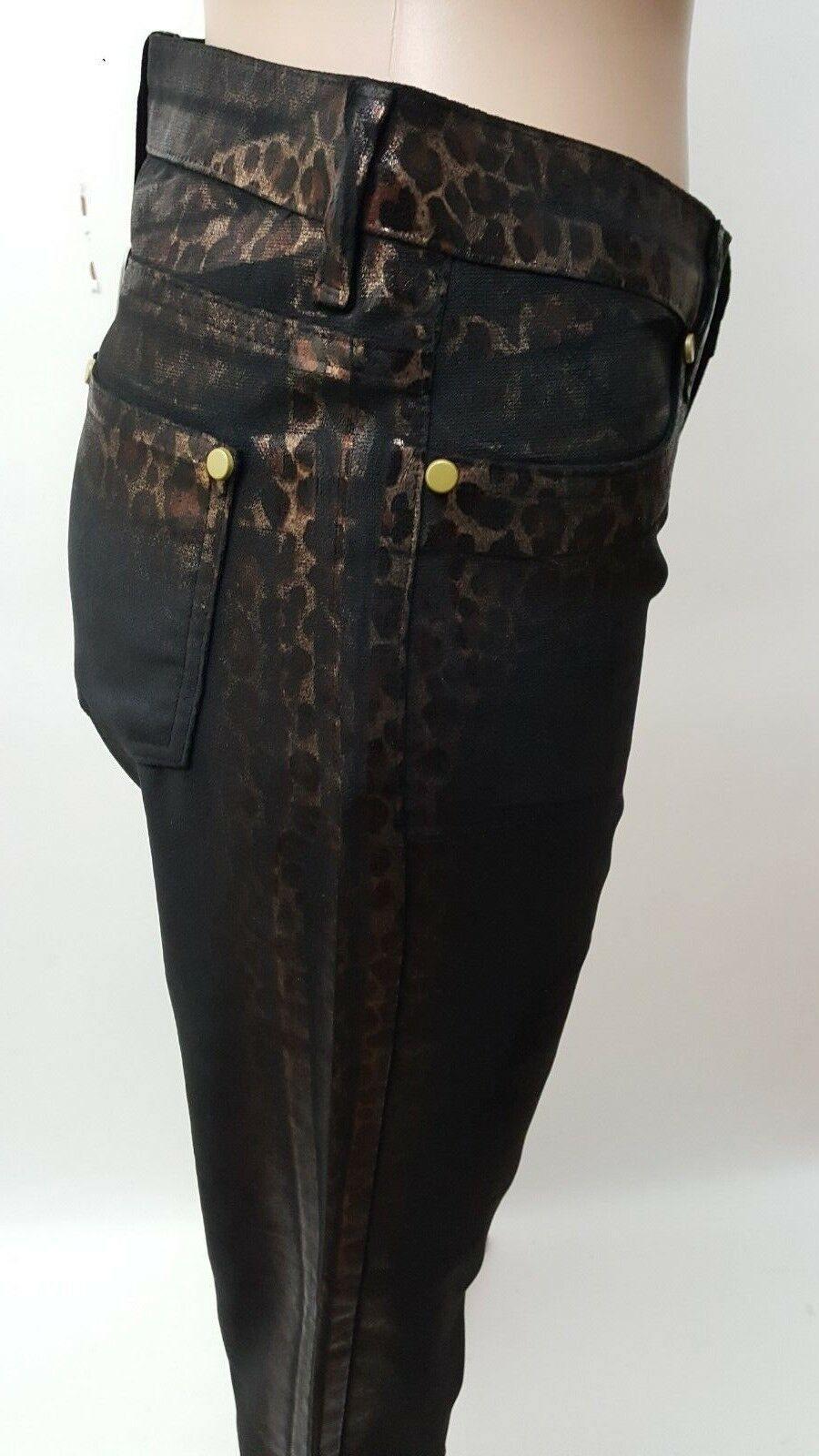 Women’s Jane & John Leopard Print Pants Jeans Straight Leg Size 6 - SVNYFancy