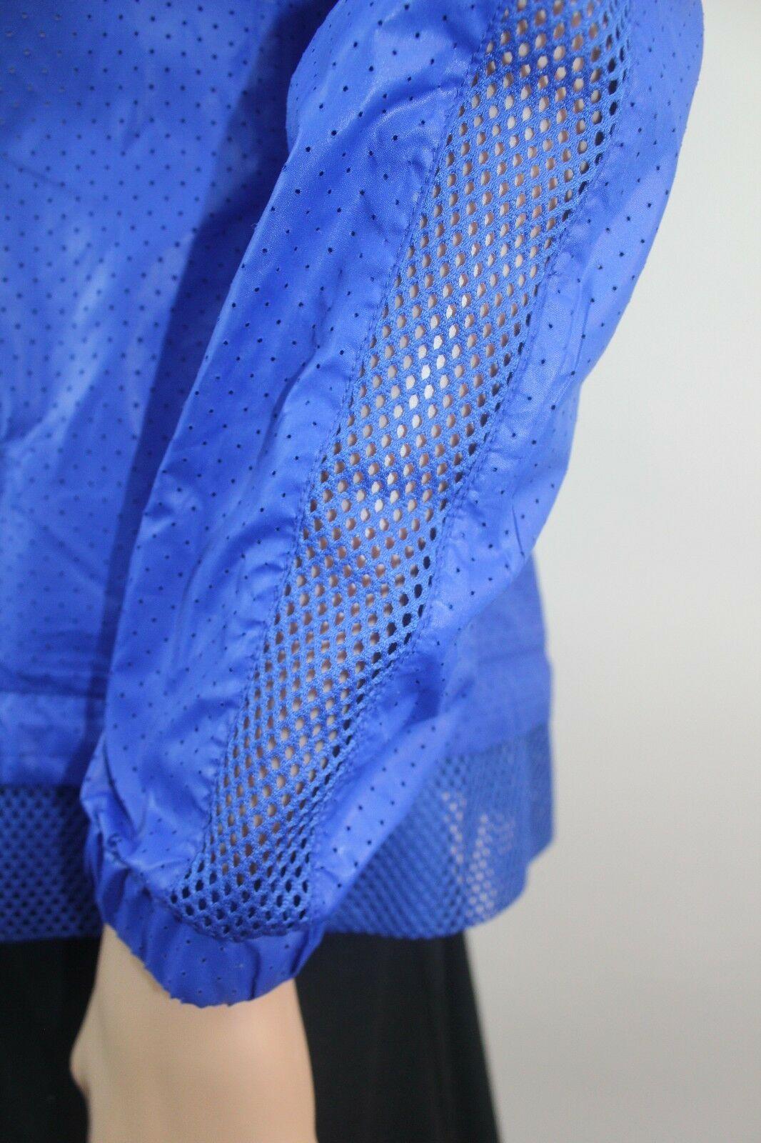 Ruby Rd. Zip Women's Sport Hooded Mesh Jacket Cobalt Size S - SVNYFancy