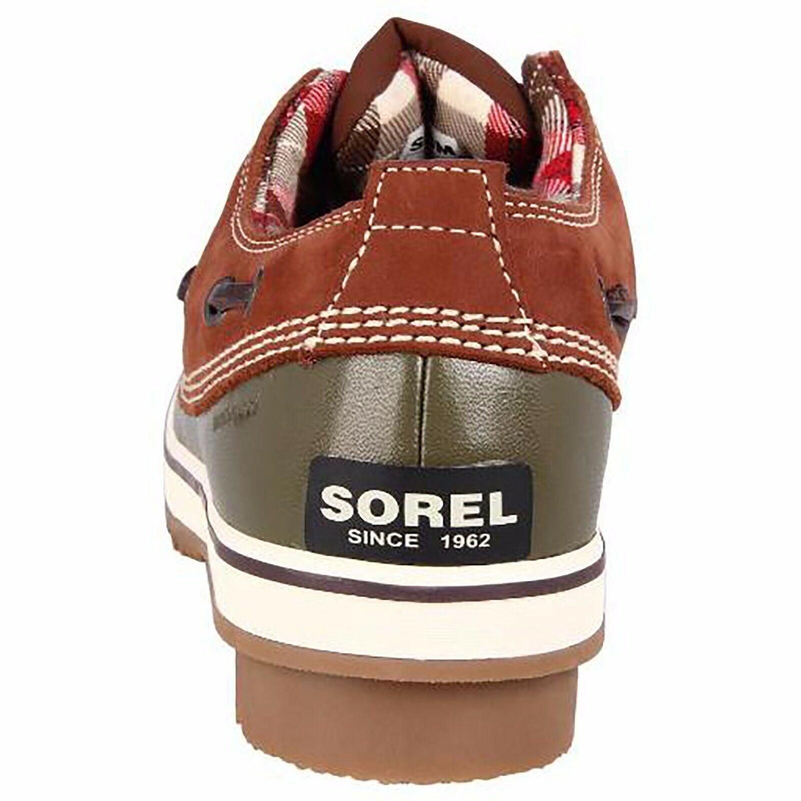 Sorel Tivoli Low Womens Winter Snow Brown Leather Waterproof Shoes Size 5 M - SVNYFancy