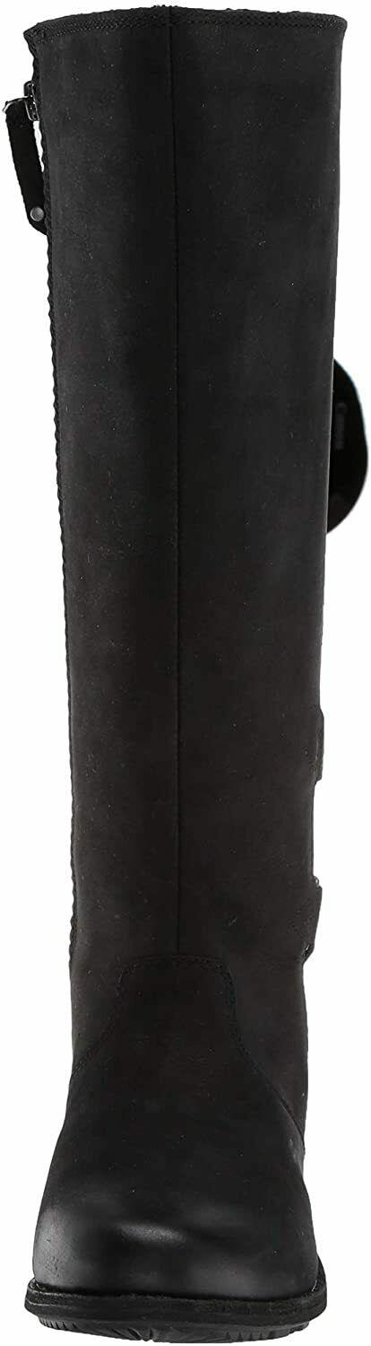 Teva Women's Ellery Tall Waterproof Burnished Boot Black Size US 5.5 - SVNYFancy