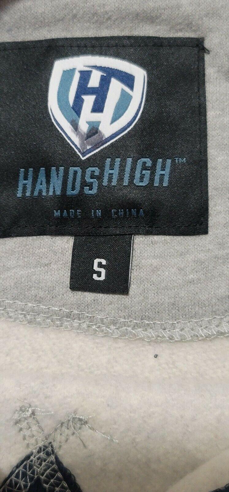 Hands High Mens NFL Super Bowl Hoodie Blue/Gray Size S - SVNYFancy