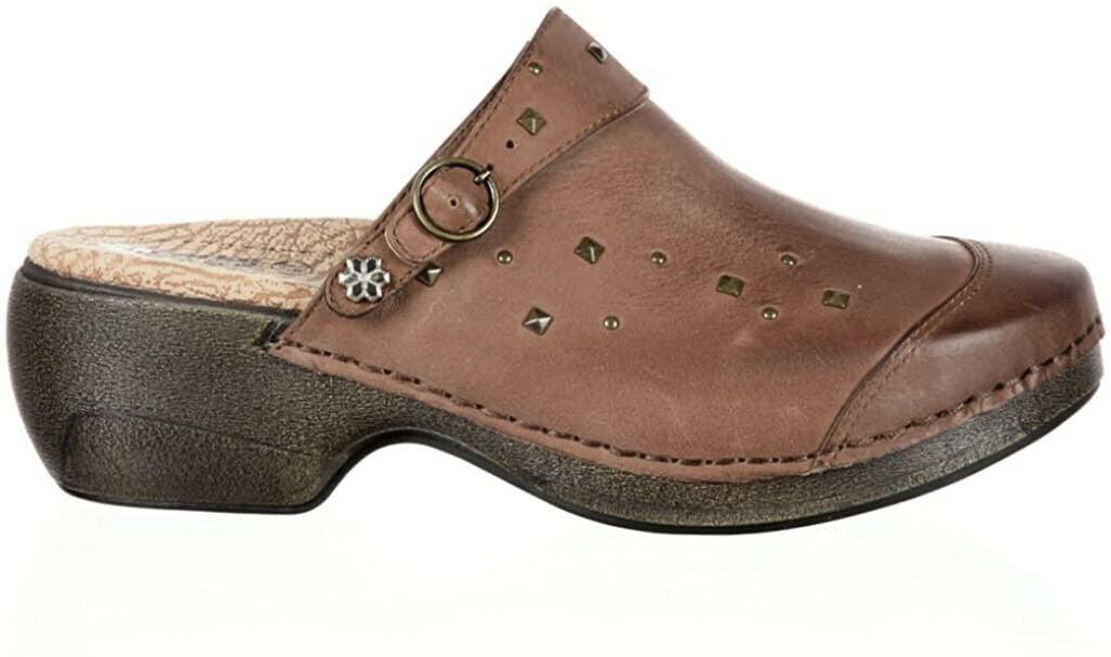 Rocky 4EurSole Studded Leather 3 in 1 Work Comfort Clog Shoe US 10-10.5  EU 41 - SVNYFancy
