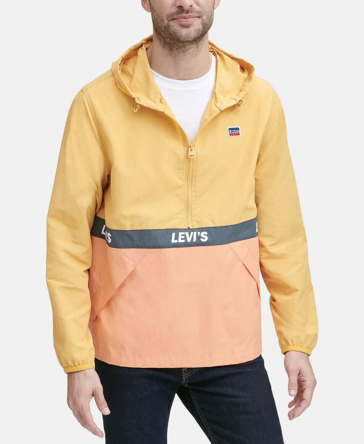 Levi's Men's Colorblocked Water Resistant Popover Jacket Size M - SVNYFancy