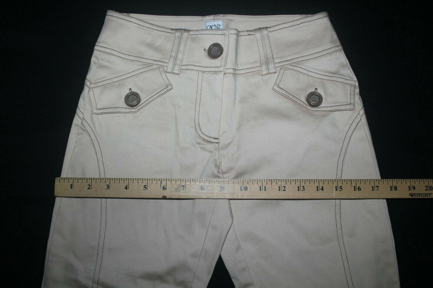 CACHE' Sand Crop Pants Riding Style Pants Capri  Size 0 - SVNYFancy