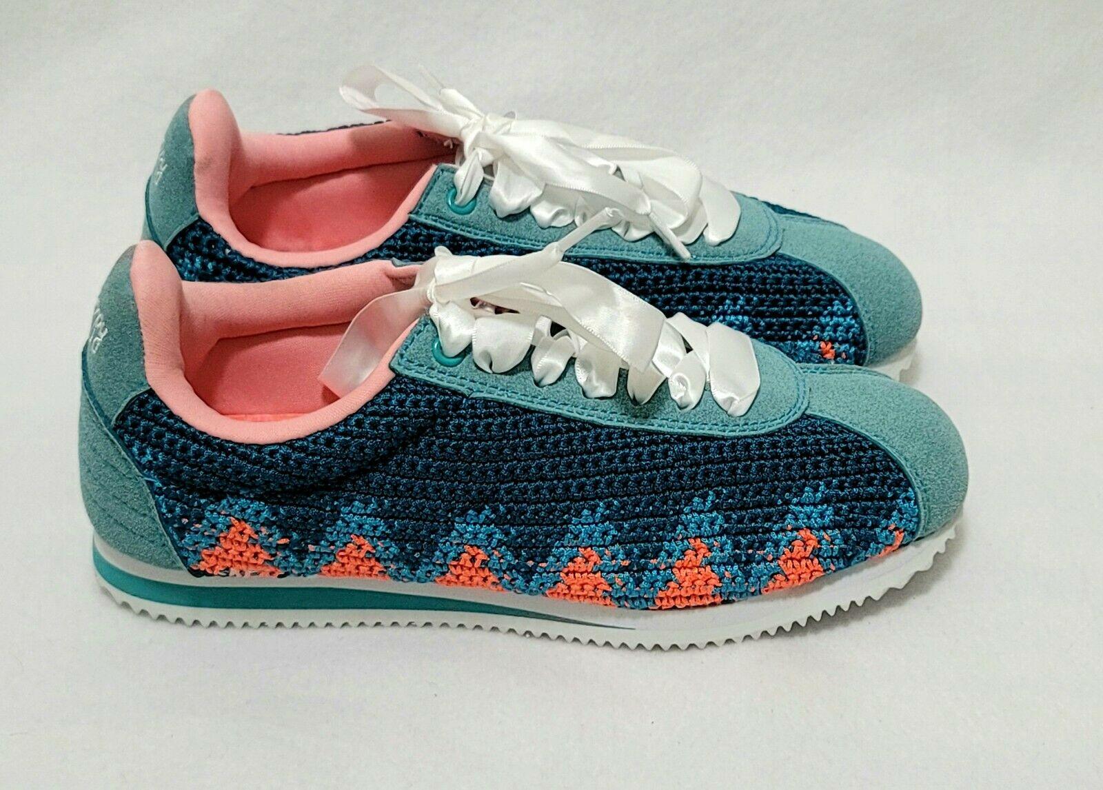 Poppy Hand-Crochet Sneakers Summer Shoes Running Style Lace-Up  Woman’s 8 - SVNYFancy