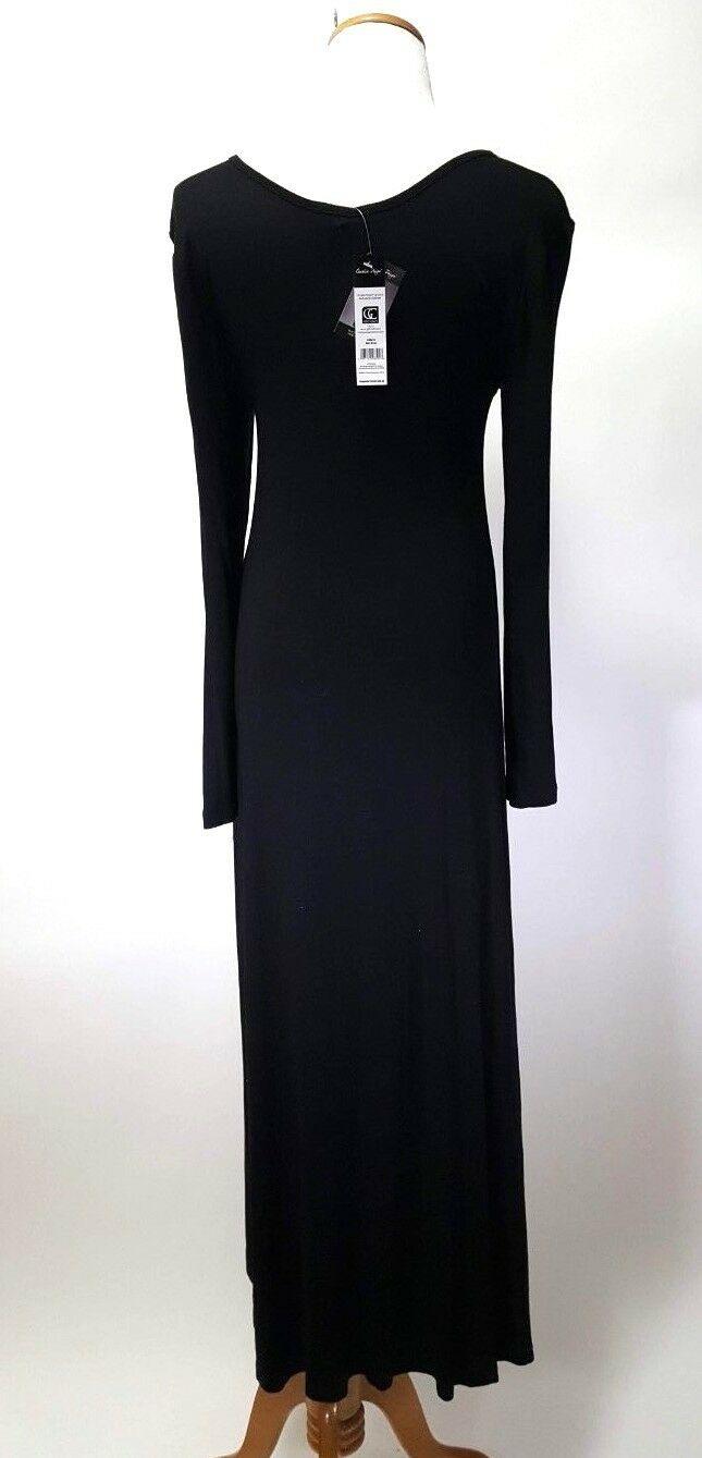 Charlie Paige Black  Maxi Dress Robe Noir Size S/M - SVNYFancy