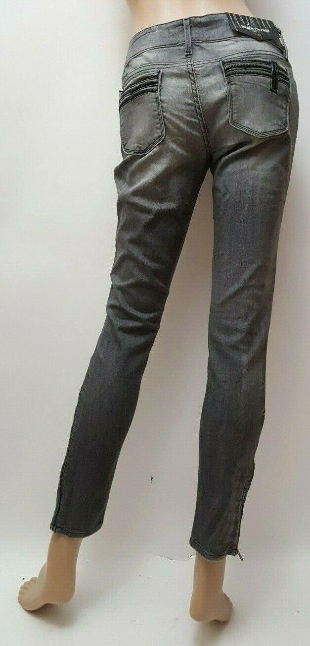 Black Orchid Women's Jeans Gray Skinny Leg Stretch Denim Size 28 - SVNYFancy