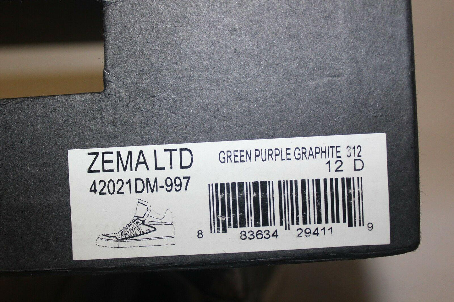 JUMP TABOO ZEMA  LTD Green Purple fashion sneaker Men's Size 12 D - SVNYFancy