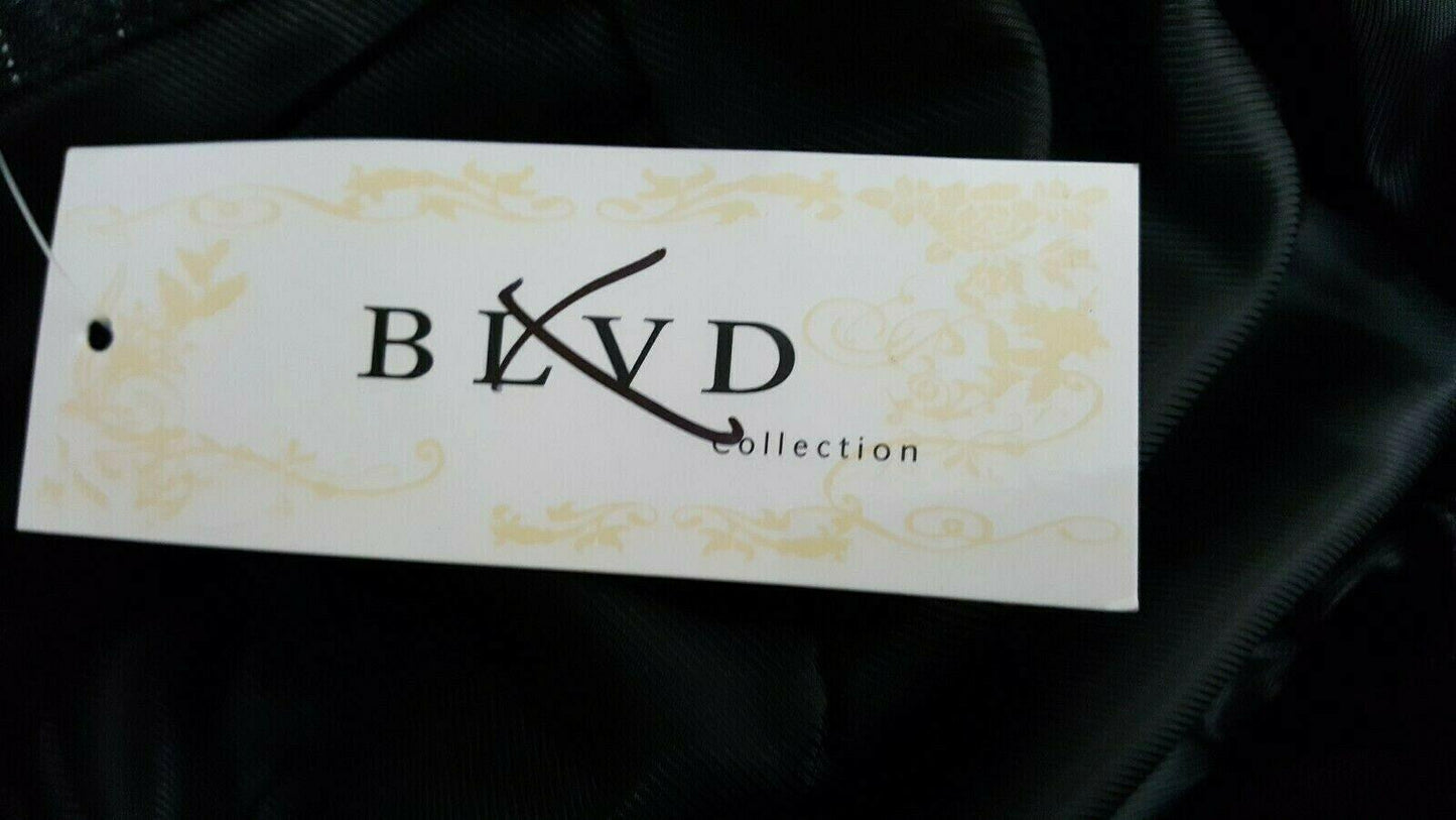 BLVD Collection Women Grey Striped Skort Size S - SVNYFancy